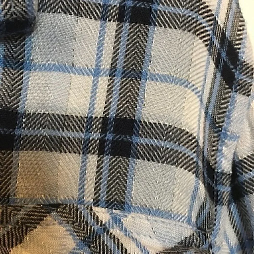 Justice Girls size 10 sparkly  flannel